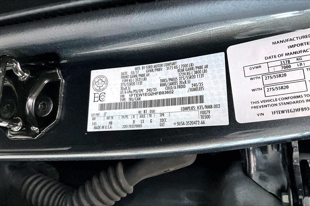 Used 2017 Ford F150 Lariat w/ Equipment Group 502A Luxury AWD/4WD image 18