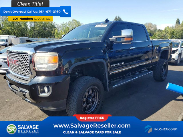 Used 2015 GMC Sierra 2500 Denali w/ Duramax Plus Package AWD/4WD image 1