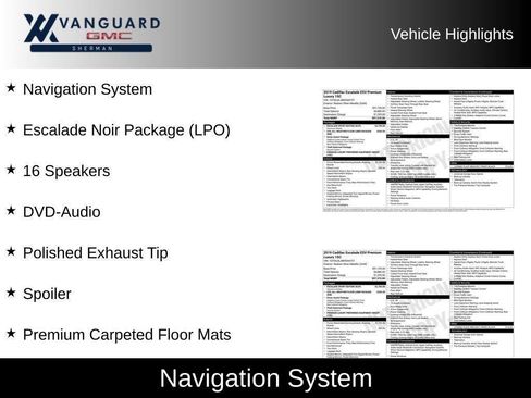 Used 2019 Cadillac Escalade ESV Premium Luxury w/ Escalade Sport Edition AWD/4WD image 3