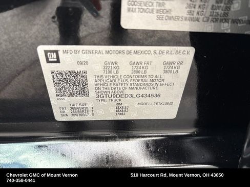 Used 2020 GMC Sierra 1500 SLT image 29