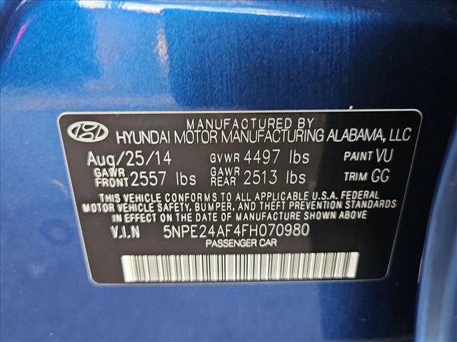 Used 2015 Hyundai Sonata SE FWD image 20