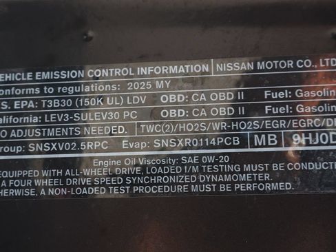 Used 2025 Nissan Altima 2.5 SV w/ SV Special Edition Package FWD image 15