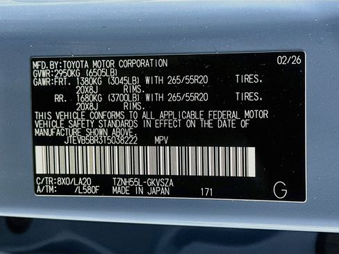 Used 2026 Toyota 4Runner Limited AWD/4WD image 12
