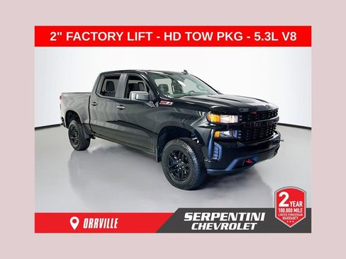 Used 2020 Chevrolet Silverado 1500 Custom Trail Boss w/ Infotainment Package AWD/4WD image 1