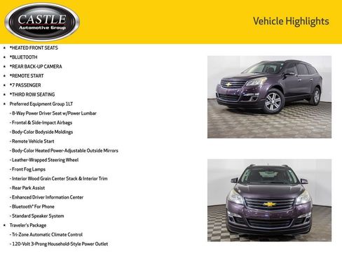 Used 2016 Chevrolet Traverse LT w/ Traveler's Package image 3