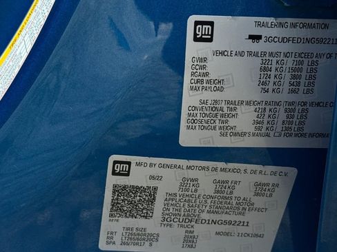 Certified 2022 Chevrolet Silverado 1500 LT Trail Boss w/ Convenience Package II image 36