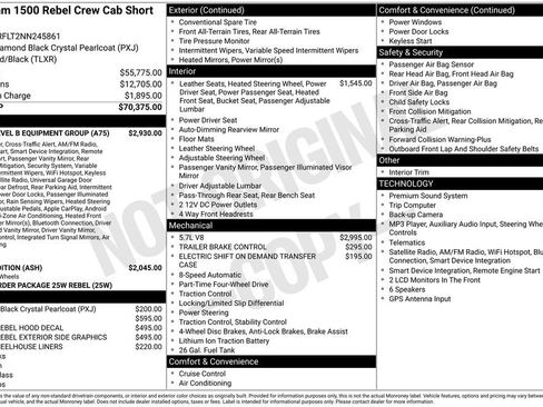 Used 2022 RAM 1500 Rebel w/ Rebel Level B Equipment Group AWD/4WD image 23