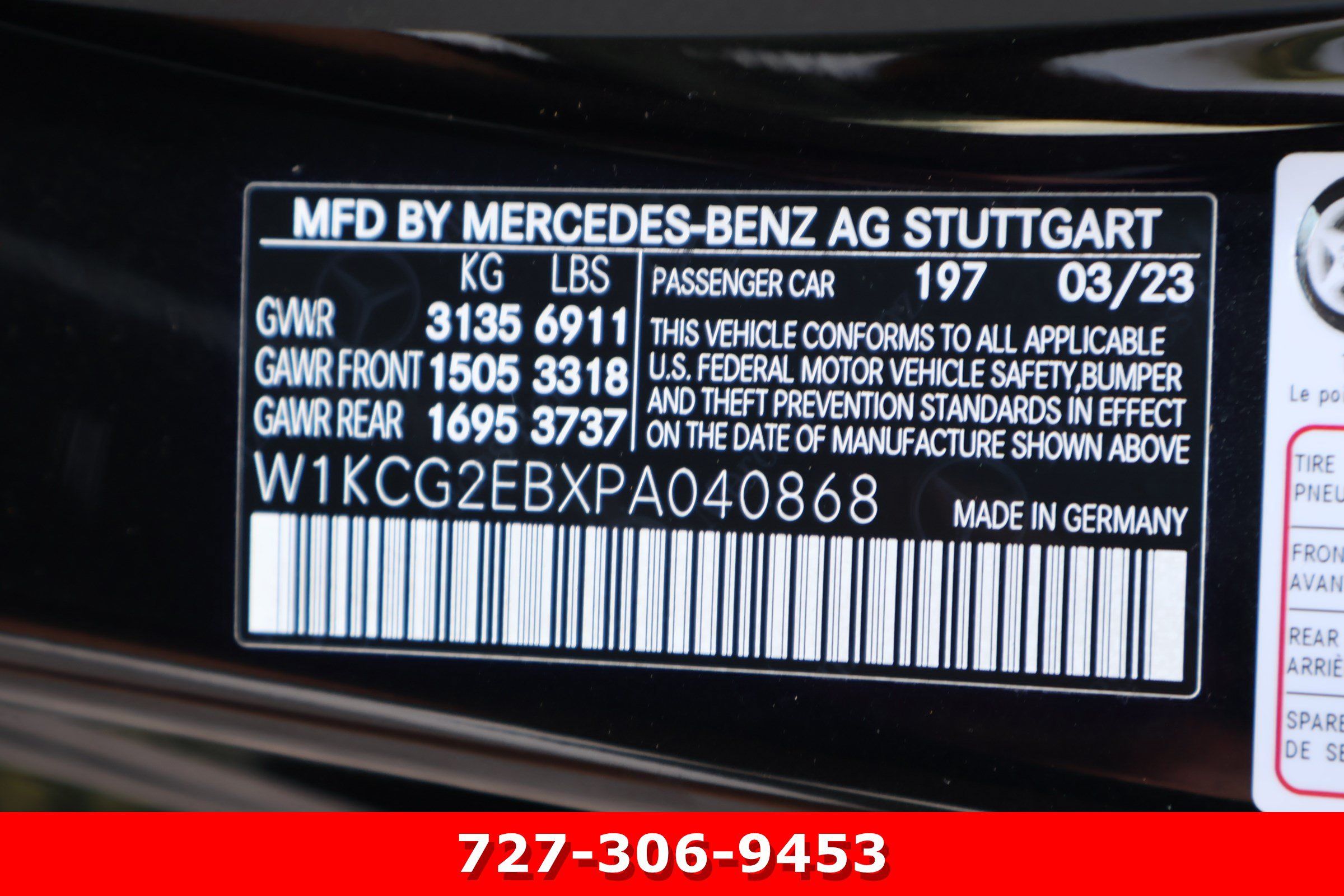 Certified 2023 Mercedes-Benz EQS 450+ 4MATIC Sedan image 24