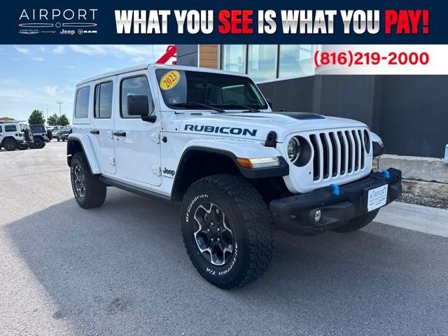 Used 2023 Jeep Wrangler Unlimited Rubicon 4xe w/ Steel Bumper Group AWD/4WD image 1