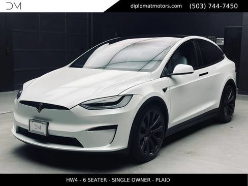 Used 2025 Tesla Model X Plaid AWD/4WD image 1