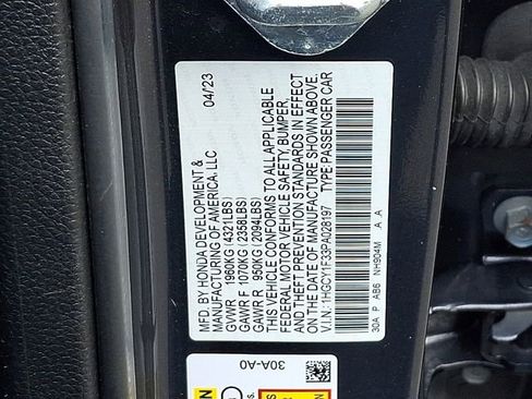 Used 2023 Honda Accord EX image 27