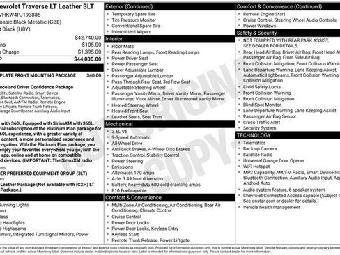Used 2023 Chevrolet Traverse LT AWD/4WD image 19