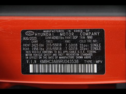 Certified 2024 Hyundai Kona SEL w/ Convenience Package FWD image 22