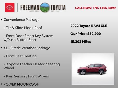 Used 2022 Toyota RAV4 XLE w/ Convenience Package FWD image 5