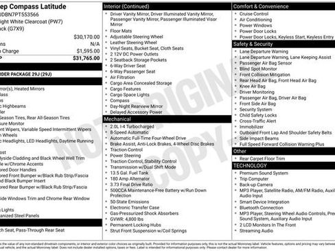 Used 2023 Jeep Compass Latitude AWD/4WD image 17