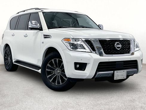 Used 2019 Nissan Armada Platinum w/ Captain's Chairs Package RWD image 1