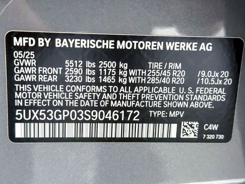 Used 2025 BMW X3 xDrive30i w/ Convenience Package image 29