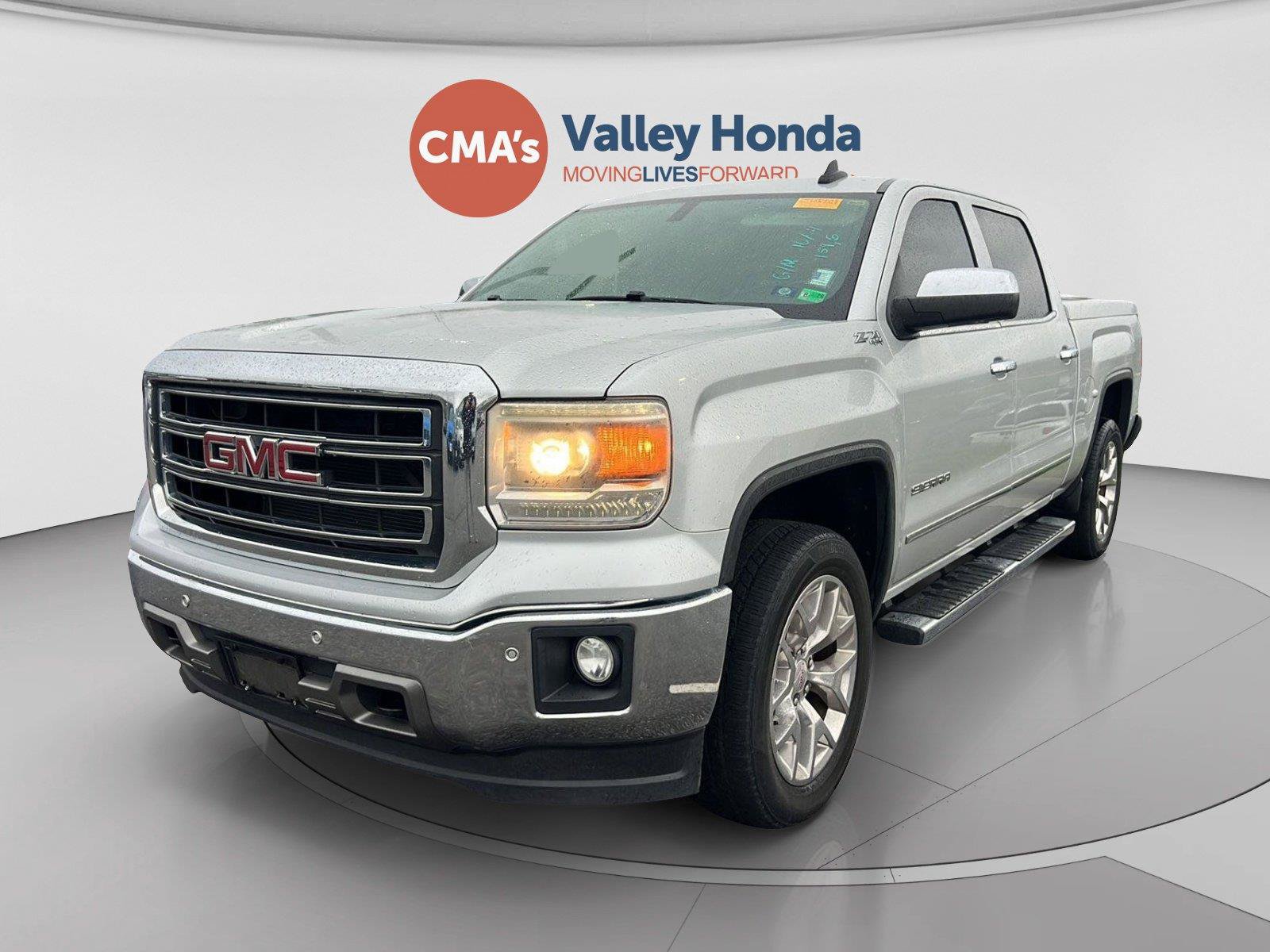Used 2015 GMC Sierra 1500 SLT w/ SLT Crew Cab Value Package AWD/4WD image 1