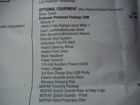 New 2025 Jeep Grand Cherokee L Altitude AWD/4WD image 44