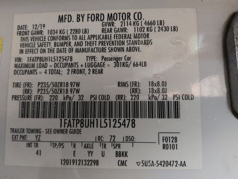 Used 2020 Ford Mustang Premium RWD image 33