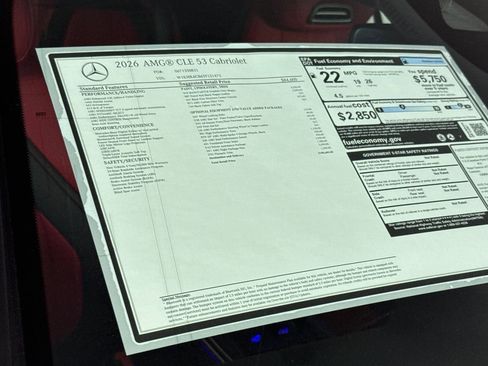 New 2026 Mercedes-Benz CLE 53 AMG 4MATIC Cabriolet image 29