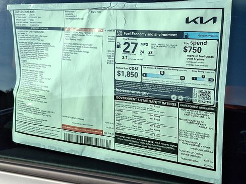 New 2026 Kia K5 GT-Line w/ GT-Line Red Interior Package image 22