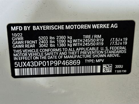 Used 2023 BMW X3 sDrive30i w/ Convenience Package image 12