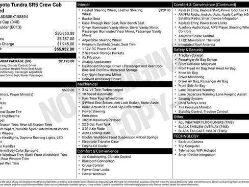 Used 2024 Toyota Tundra SR5 w/ SR5 Premium Package image 29