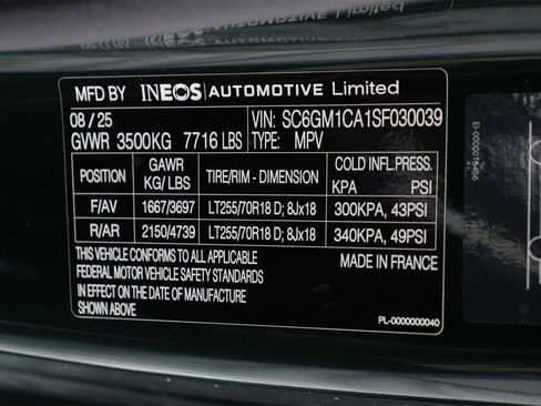 New 2025 INEOS Grenadier Fieldmaster Edition image 22