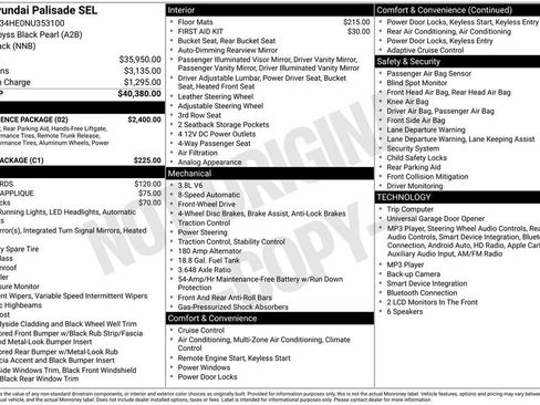 Used 2022 Hyundai Palisade SEL w/ Convenience Package FWD image 6