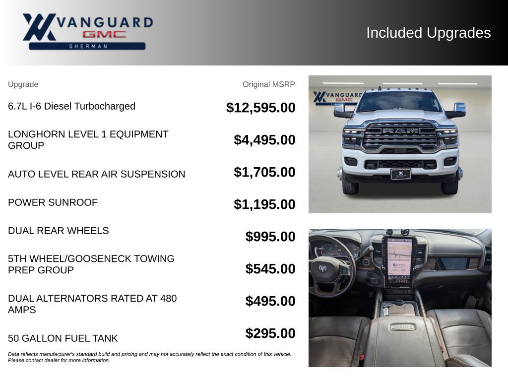 Used 2025 RAM 3500 Longhorn AWD/4WD image 9