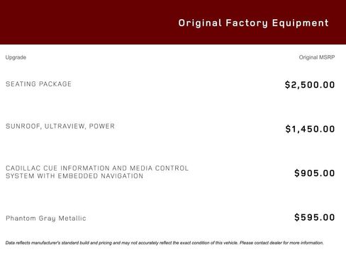 Used 2017 Cadillac CTS Sedan w/ Seating Package image 19