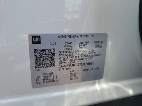 Certified 2024 Chevrolet Traverse Z71 AWD/4WD image 34
