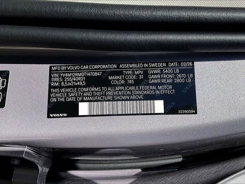New 2026 Volvo XC60 B5 Ultra w/ Protection Package Premier AWD/4WD image 36