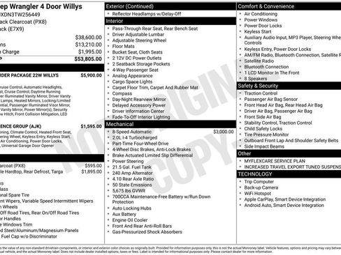 New 2026 Jeep Wrangler Unlimited Sport AWD/4WD image 5