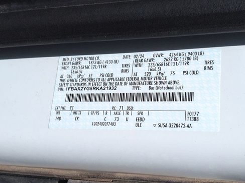 Used 2024 Ford Transit 350 XLT RWD image 27