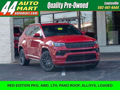Used 2022 Jeep Compass Limited w/ (RED) Package AWD/4WD image 1