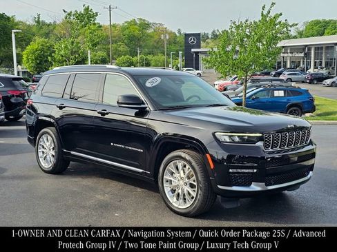 Used 2021 Jeep Grand Cherokee L Summit w/ Advanced Protech Group IV AWD/4WD image 1