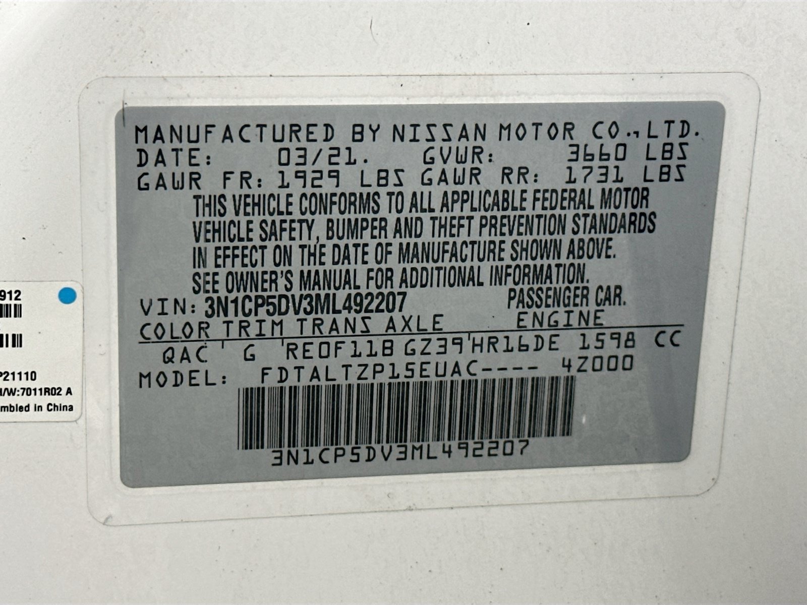 Used 2021 Nissan Kicks SR FWD image 28