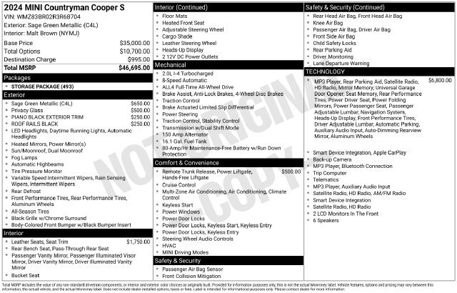 Used 2024 MINI Cooper Countryman S AWD/4WD image 12