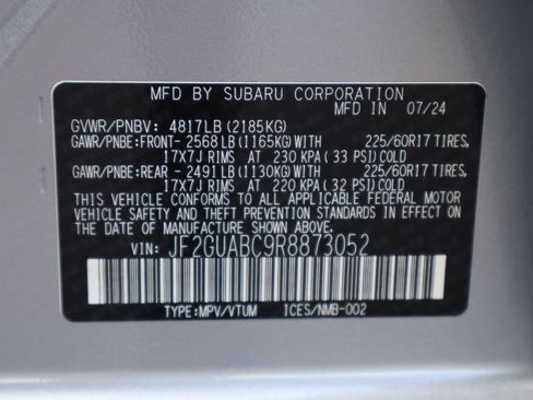 Used 2024 Subaru Crosstrek 2.0i w/ Crosstrek Mirror Package AWD/4WD image 26
