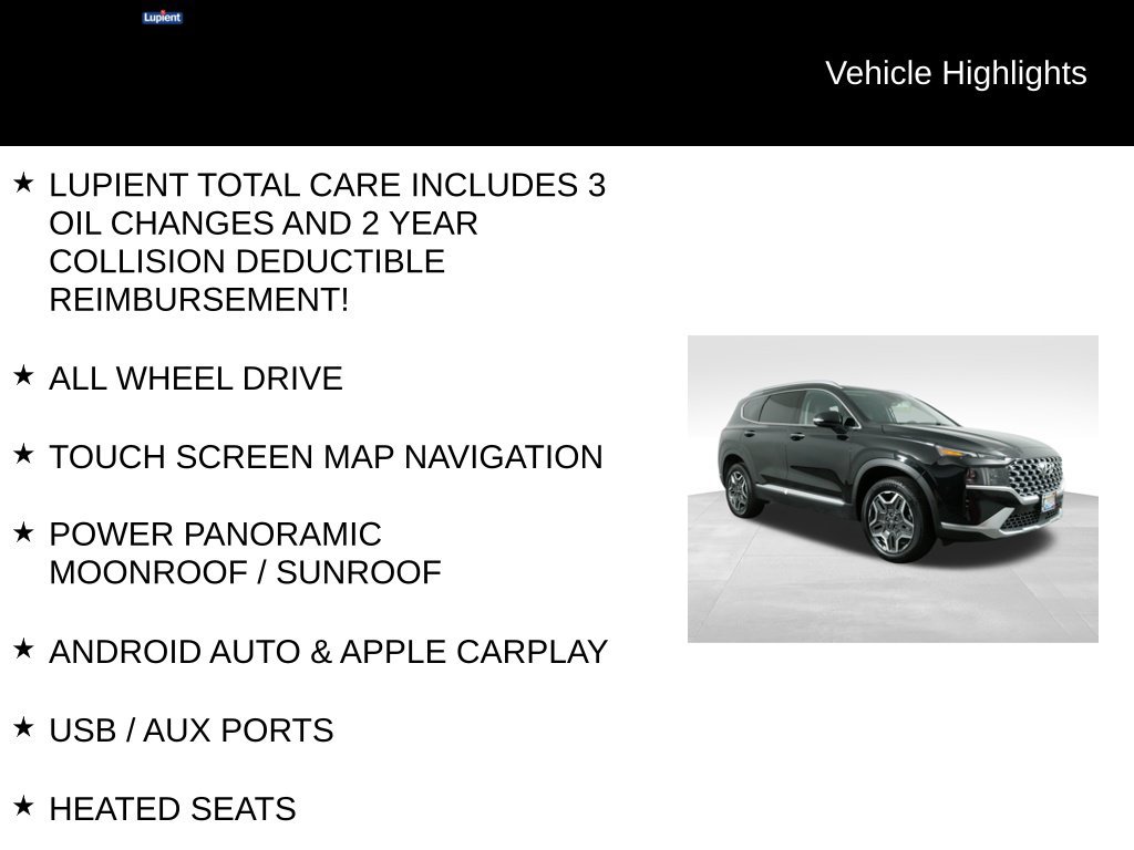 Used 2022 Hyundai Santa Fe Limited w/ Cargo Package AWD/4WD image 7
