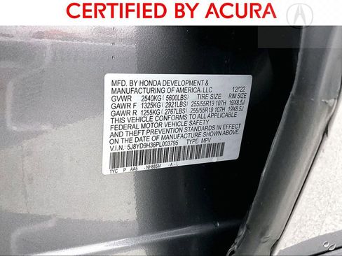 Certified 2023 Acura MDX FWD image 42