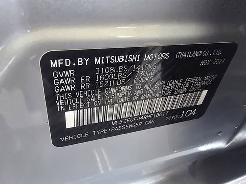 Used 2024 Mitsubishi Mirage G4 ES image 23