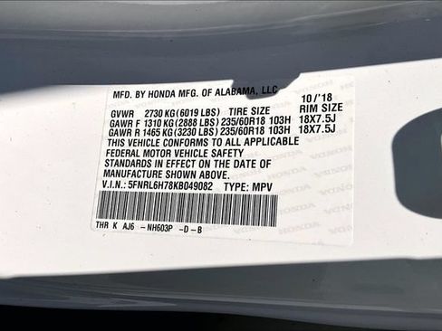 Used 2019 Honda Odyssey EX-L image 18