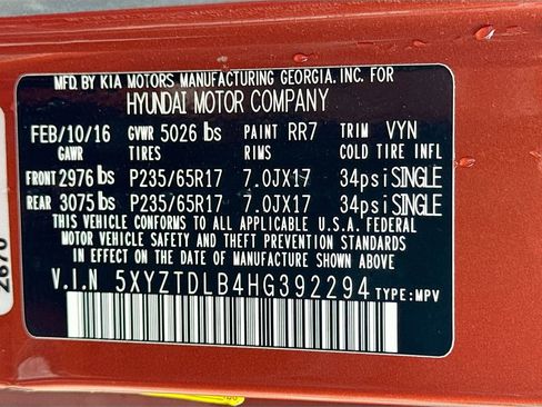 Used 2017 Hyundai Santa Fe Sport w/ Cargo Package image 20