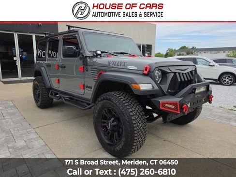 Used 2021 Jeep Wrangler Unlimited Sport AWD/4WD image 2