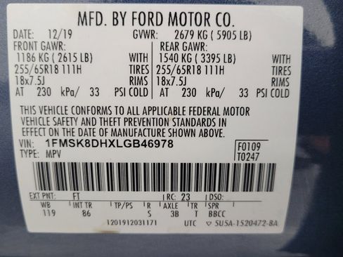 Used 2020 Ford Explorer XLT w/ Class III Trailer Tow Package image 33