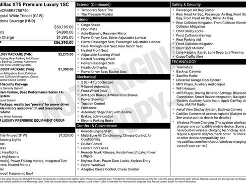 Used 2024 Cadillac XT5 Premium Luxury w/ Technology Package FWD image 2