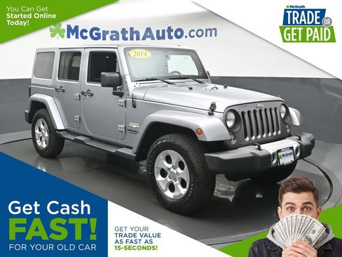 Used 2014 Jeep Wrangler Unlimited Sahara w/ Connectivity Group AWD/4WD image 1